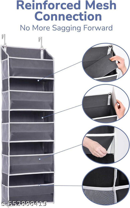 Multi-Purpose Hanging Clothes Organizer - Foldable Shelf for Clothes & Accessories