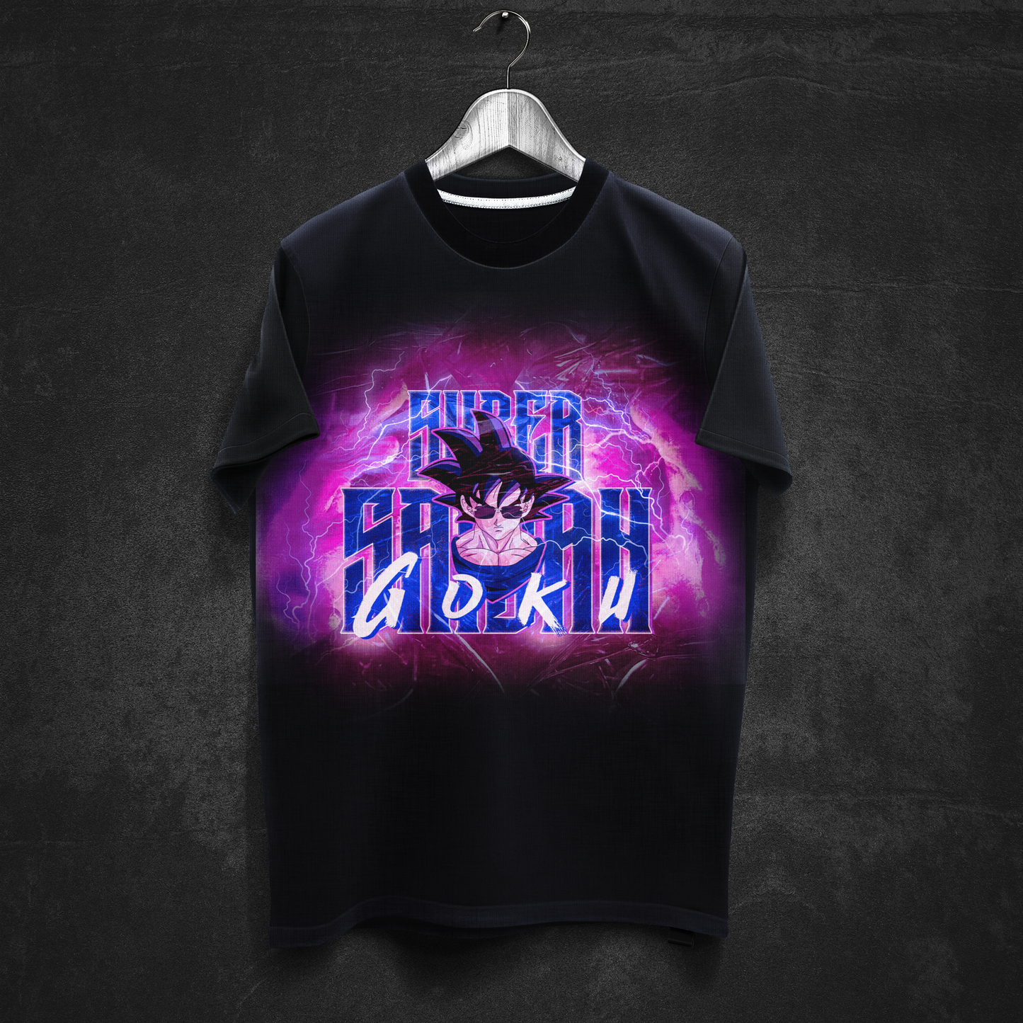 Super Saiyan Surge – Goku Oversized Anime Streetwear Tee