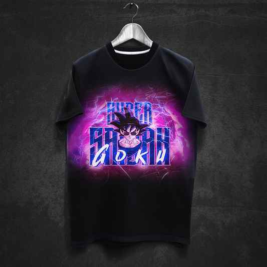 Super Saiyan Surge – Goku Oversized Anime Streetwear Tee